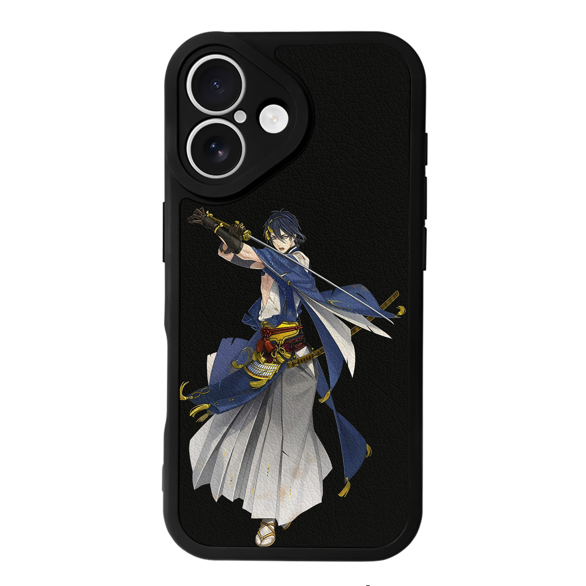 （画像用） 刀剣乱舞 Touken Ranbu 【iPhone 16シリーズ対応】シリコンスマホケース（レザー調） 材質：シリコン